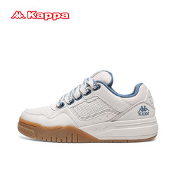 Kappa 卡帕 厚底板鞋女2024春季小白鞋 月灰色 37