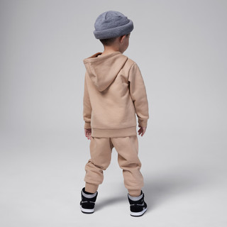耐克（NIKE）Jordan男童婴童连帽衫和长裤套装冬季宝宝 200麻黄 18M