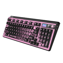 FOPATO 虎八兔 H98 96键 坏猫猫三模机械键盘 暮山紫轴 RGB