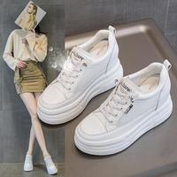 aolun 澳伦 小个子必备2024夏季厚底坡跟内增高休闲低帮小白鞋女网面可选