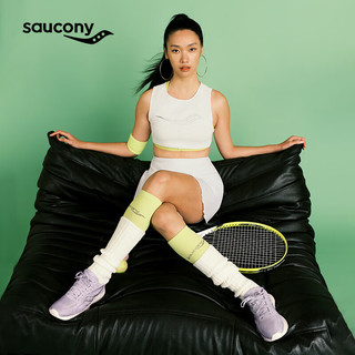 Saucony索康尼菁华跑鞋女透气减震运动鞋子她系列KINVARA FORHER 2 紫3 35.5