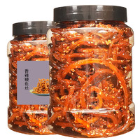 香辣鳗鱼丝500g250g 罐装即食北海味网红爆款小吃特产 蜜汁芝麻