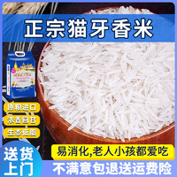 抖音超值购：泰那兰 柬埔寨猫牙米原粮进口长粒香米优质产地新鲜现磨天然真空包装5斤