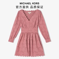 MICHAEL KORS 迈克·科尔斯 MK/镂空长袖连衣裙