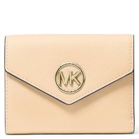 MICHAEL KORS 迈克·科尔斯 MK 时尚纯色短款钱包