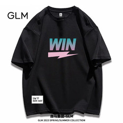 GLM 森马集团品牌GLM纯棉短袖t恤男夏季青少年ins潮流宽松半袖体恤衫