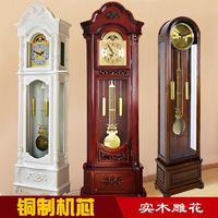 趣士多 落地鐘 客廳實木中式復古座鐘立式奢華古典報時大氣機械歐式立鐘