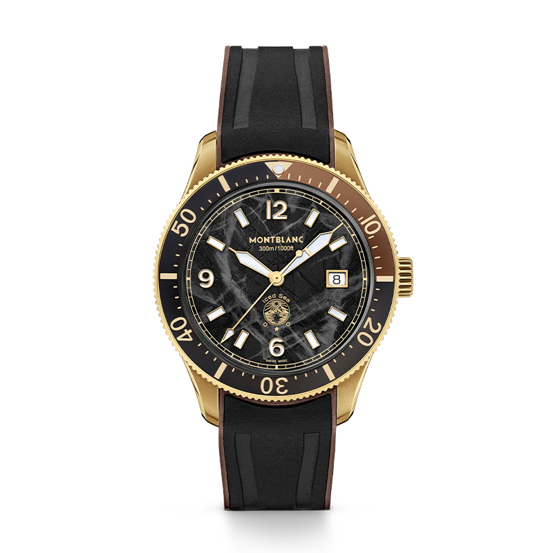 MONTBLANC 万宝龙 冰川系列 41毫米自动上链腕表 133300 铜棕色特别款