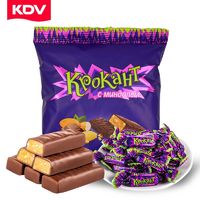 百亿补贴：KDV 俄罗斯进口食品紫皮糖果500g*3原装巧克力网红零食批发喜糖果