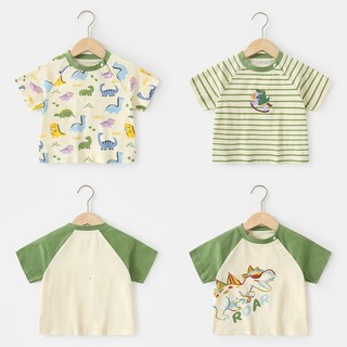 cutepanda\'s 咔咔熊猫 婴儿休闲短袖T恤夏装男童女童宝宝儿童小童夏季半袖上衣
