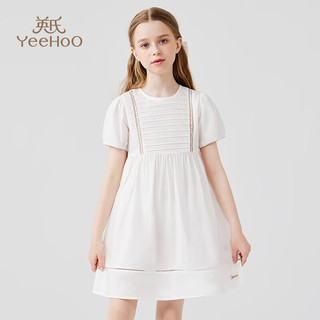 英氏（YEEHOO）女童裙子儿童连衣裙夏季仙女裙中大童装公主裙纯棉夏装