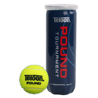 Teloon 天龍 PRO+POUND-3 網球高彈耐磨訓練球比賽練習用球 3粒裝