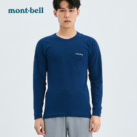 mont·bell montbell日本秋冬户外T恤速干男士中厚保暖圆领上衣内衣秋衣