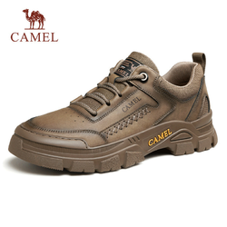 CAMEL 骆驼 男鞋2023秋季新款城市户外厚底徒步鞋休闲运动鞋复古工装鞋