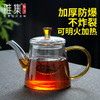 雅集 玻璃茶壶 过滤泡茶壶家用耐高温茶水分离泡茶器单壶500ml