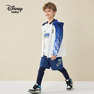 迪士尼童装男童外套春季儿童上衣宝宝洋气时髦衣服 炫目蓝-男童 160cm