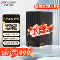 海康威视 MAGE20 PRO 双盘位 NAS存储（Realtek1619B、4GB）