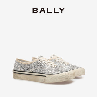 BALLY/巴利女士白色皮革休闲鞋6306086 白色 36