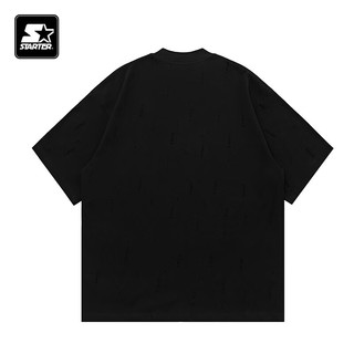 STARTER|短袖2024夏季宽松版型同款学院风格字母T恤 黑色 S