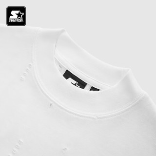 STARTER|短袖2024夏季宽松版型同款学院风格字母T恤 白色 S