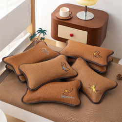 LACASA 夏季儿童枕芯婴儿藤枕头荞麦高粱幼儿园午睡透气专用