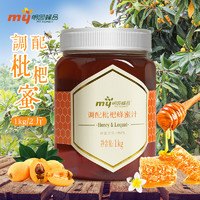 m＆y 明园 调配枇杷蜂蜜汁 1kg 截止24年10月到期