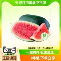 88VIP：喵满分 黑美人西瓜单果4-6斤/6-8斤当季应季水果现摘新鲜瓜