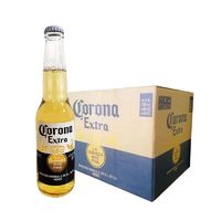 百亿补贴：Budweiser 百威 墨西哥风味科罗娜啤酒330ml*24瓶国产科罗纳精酿小麦啤酒