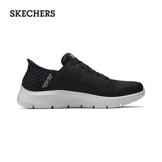 Skechersslip ins系列小黄人24年夏男鞋缓震健步鞋216505 黑色/灰色/BKGY 46