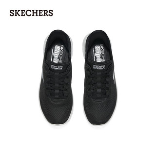 Skechersslip ins系列小黄人24年夏男鞋缓震健步鞋216505 黑色/灰色/BKGY 46