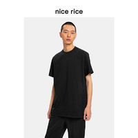 nice rice好饭 r.系列240G匹马棉休闲短袖T恤[商场同款]NGC02073