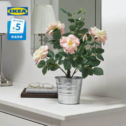 IKEA 宜家 FEJKA菲卡人造盆栽植物仿真花花束客廳擺設假花擺設