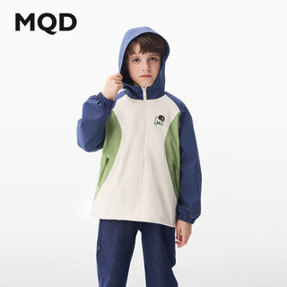 马骑顿（MQD）MQD童装男大童24春户外风潮酷休闲连帽外套 藏青 160cm