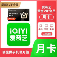 iQIYI 爱奇艺 黄金VIP会员 1个月卡