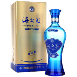 YANGHE 洋河 海之蓝 蓝色经典 52%vol 浓香型白酒 375ml 两支装