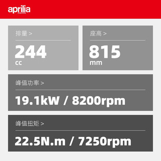 apriliaSRMax250HPE 标准版 aprilia阿普利亚踏板摩托车 腿部暖风 水泥灰【定金】