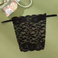 温年 遮胸布假领子女百搭春秋防走光一片式蕾丝内衣抹胸 黑色/按扣款 胖瘦均可用