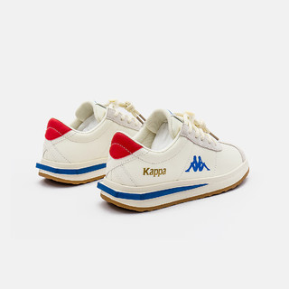 Kappa Kids卡帕童鞋2024春季童鞋中大童亲子鞋男女童儿童耐磨防滑运动鞋 米宝蓝 33码 适合脚长约205mm