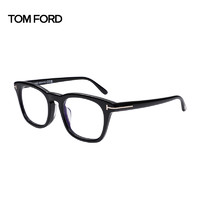 汤姆.福特（TOM FORD）光学眼镜架男女款方框修饰脸型可配镜近视眼镜框5870FB 001 52mm 