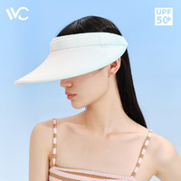 VVC 防晒帽女遮阳帽防紫外线女士太阳帽遮脸夏季户外骑行空顶帽子 渐变粉兰