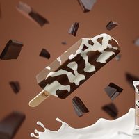 伊利【鹿晗代言】甄稀支棒牛乳味冰淇淋雪糕 7口味自选 甄稀牛乳黑巧冰淇淋65克*1支