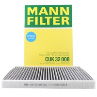 曼牌滤清器 曼牌（MANNFILTER）活性炭空调滤清器空调滤芯CUK32008 阿尔法罗密欧 Stelvio Giulia