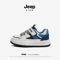 Jeep 吉普 童鞋男童鞋2024新款夏季儿童低帮休闲板鞋男孩厚底轻便运动鞋