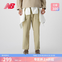 new balance 运动裤男款休闲简约宽松直筒运动长裤AMP33361 BNN 2XL