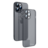 REBEDO 狸贝多 苹果超薄磨砂保护壳-自带镜头膜iPhone12-15系列