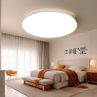 卡特加特吸顶灯led简约现代卧室客厅走廊高亮玄关超薄吸顶灯具 高透白光30w（30cm适用10-12平）