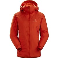 ARC'TERYX 始祖鸟 女士 ATOM LT HOODY 秋冬季保暖舒适 轻量级连帽棉服 户外保暖棉衣女 XXL 红色Folklore