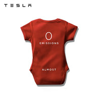 TESLA 特斯拉 「零排放」婴儿连体衣纯棉制造舒适合体纯棉童趣
