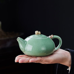 窯茶壺陶瓷茶壺 200ml
