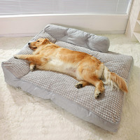Hoopet 狗窝冬季保暖大型犬宠物垫子四季通用可拆洗狗垫子狗床沙发狗狗睡